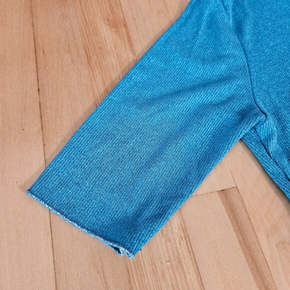 3/$15 blue sparkling t-shirt - Picture 4 of 7